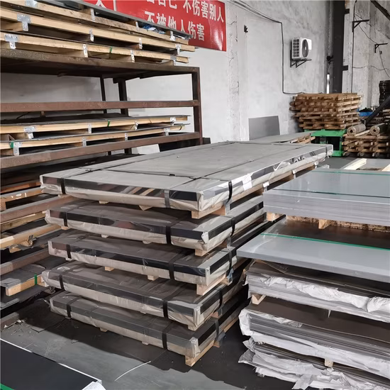 ASTM 201 202 304 316 321 410 420 430 2b Ba 8K Espejo caliente/laminado en frío/carbono/galvanizado/aluminio/lámina/placa de acero inoxidable para techos industriales